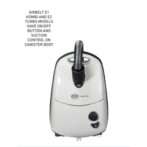 SEBO Airbelt E2 Turbo Canister white