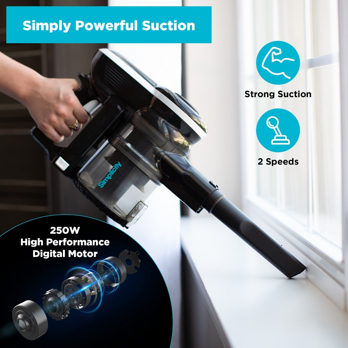 Simplicity S65 Standard Cordless Stick Vacuum