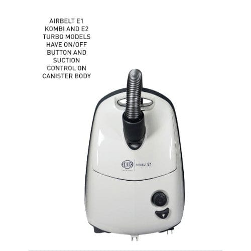 SEBO Airbelt E2 Turbo Canister  white