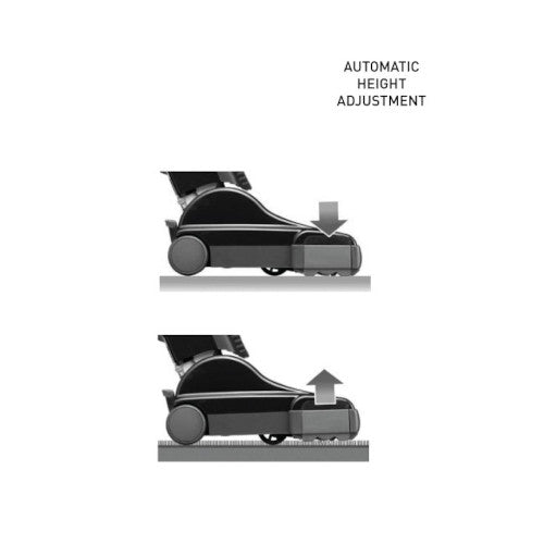 SEBO Automatic X4 and X4 Boost height adjustments