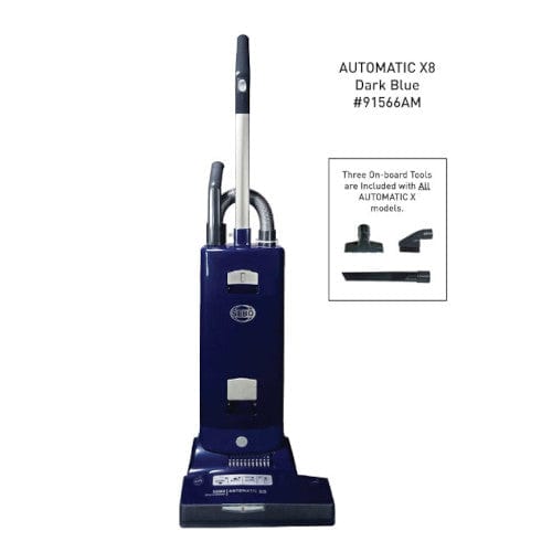 SEBO X8 Automatic Blue Vacuum Cleaner 15" Wide Upright 91566AM 